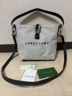 LONGCHAMPショルダーバッグホワイトロンシャン 2WAY トートバッグ美品