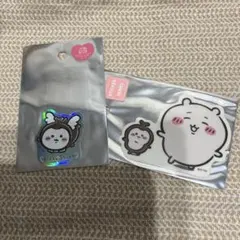 ちいかわ　カブトムシ　クリアステッカー（なかよし）　ホログラムステッカー