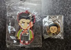 鬼滅の刃　ラバーストラップ　メタルキーストラップ　悲鳴嶼行冥　未使用