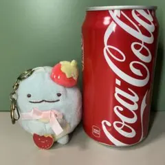 すみっコぐらし いちごフェア ぶらさげぬいぐるみ とかげ キーホルダー