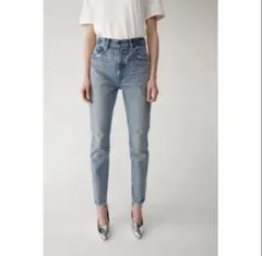 MOUSSY MVS SKINNY 26サイズ ライトブルー
