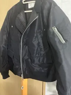 【極美品】sacai 25SS ナイロンツイル MA-1 ボンバージャケット 黒
