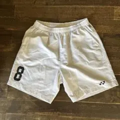 YONEX バドミントンパンツ ホワイト Oサイズ