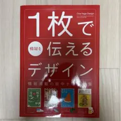 1枚で情報を伝えるデザイン パイインターナショナル デザイン本