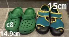 Crocs adidas サンダル 2足15cm