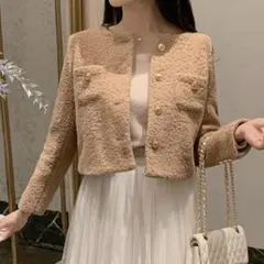 dholic ノーカラージャケット