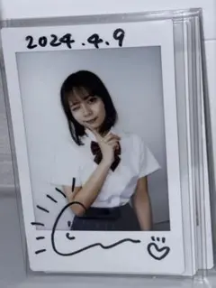 豊田ルナ 2023年 カレンダー 購入特典 直筆サイン入りチェキ ミニ色紙