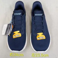 訳あり商品:新品SKECHERS スリップイン ズ左23.5cm/右24.0cm