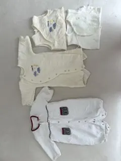 冬用ベビードレスオール＆ベスト50〜70cm セット