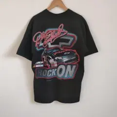90s USA製 NASCAR レーシングTシャツ M 黒 デイルアーンハート - メルカリ