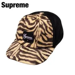 Supreme カモ柄 レザージェットキャップ - メルカリ