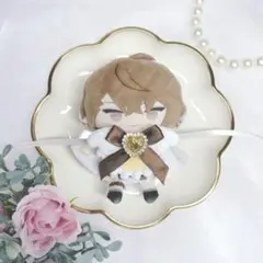 ♡ にじぱぺっと ぬい服 10㎝ ♡ スタイ リボン イエロー×ブラウン