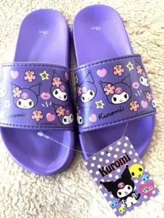 サンリオ　クロミ　キッズサンダル　パープル