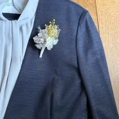 ミモザのコサージュ15 セレモニー　ハレの日　入学式　卒業式　入園　卒園