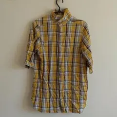 シャツワンピース チェックシャツ