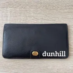 dunhill黒レザー 長財布 5カードポケット