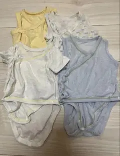 ベビー肌着 4点セット メッシュ