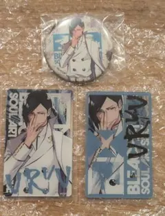 BLEACH LAM 石田雨竜 缶バッジ アクリルカード セット - メルカリ