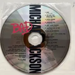 Michael Jackson BAD CD 解説書付き