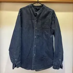UNIQLO ダークブルー 長袖デニムシャツ M