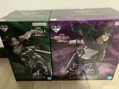 一番くじ　進撃の巨人　B C リヴァイ　ハンジ　フィギュア