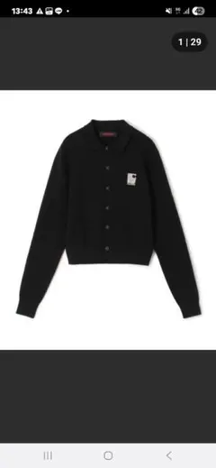 2025年最新】CaBaN コットンカシミヤ パールロゴポロ