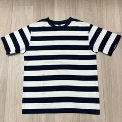美品✨UNIQLO AIRism ストライプ Tシャツ 160㎝