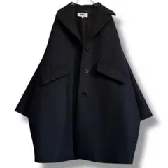 MM6 maison martin margiela ブラックラップコート美品 2025年最新】MM6 Maison Margiela カラー：ブラック系 ロング
