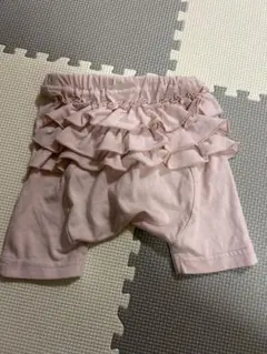 フリル付きピンクパンツ 60-70cm