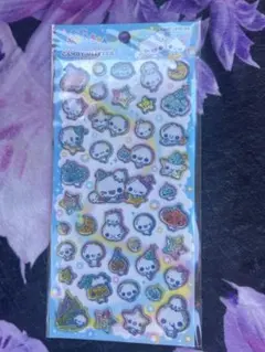 新品 ぷくぷくあわわちゃん キャンディグリッターステッカー