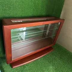 【池上店】 塩川光明堂 カルトーネ W-A DB ガラスケース コレクションケース 背面ミラー付き ケース ディスプレイ キャビネット ショーケース 木枠 レトロ インテリア (検 コレクション ミニカー ホビー Amazon.co.jp: 塩川光明堂 ガラスケース ブラウン 60.5×26.5×40cm