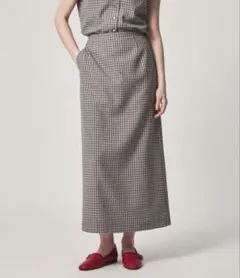 steven alan チェックロングスカート Lのサムネイル