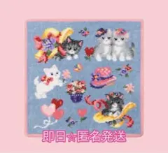 新品　新作　猫　FEILER モンプティシャ　ハンカチ　フェイラー　ねこ