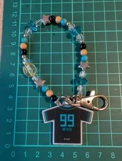 北海道日本ハムファイターズ　ビーズキーチェーン　＃99 レイエス