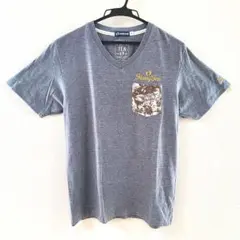 Mサイズ　HANG TEN　プリント　Tシャツ　ハンテン　ロゴT　半袖シャツのサムネイル