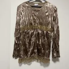 【fairy grunge】ベロア カーディガン