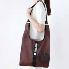MARY QUANT マリークヮント新品 3WAYエコバッグ ケース付き 1/2