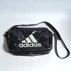 adidas エナメルスポーツバッグ 黒 ブラック