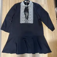 ZARAレースリボンワンピース