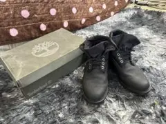 ティンバーランドロールトップブーツ ブラック