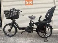 中古電動自転車パナソニックギュットアニーズ 20インチ黒 子供乗せ横浜
