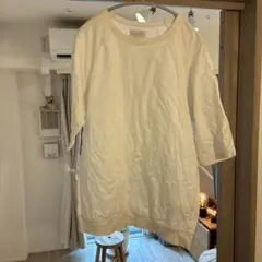 エディフィス Tシャツ カットソー 白