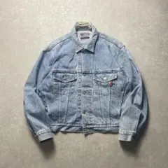 90sWranglerデニムジャケット短丈ライトブルーGジャンクラシックアメカジ