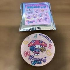 サンリオキャラクターズ　シークレット 刺繍缶バッジ マイメロディ　限定　新品
