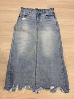 ロデオ_S_デニムタイトスカート カットオフ加工のサムネイル