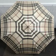 美品 バーバリー 傘 ノバチェック ベア柄 BURBERRY ロゴ刻印あり