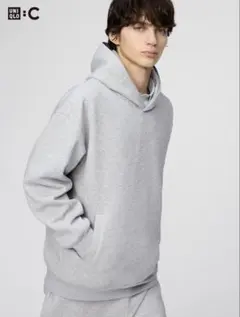 スウェットオーバーサイズプルパーカ