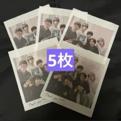 なにわ男子 +Alpha 横アリ 落下物 チェキ風落下物 5枚セット