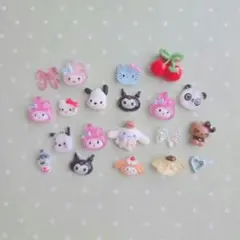 サンリオキャラクター ネイルパーツ B品 お得セット デコ まとめ売り レジンのサムネイル