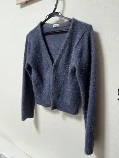 FRAY I.D ブルーパープルカーディガン【美品】